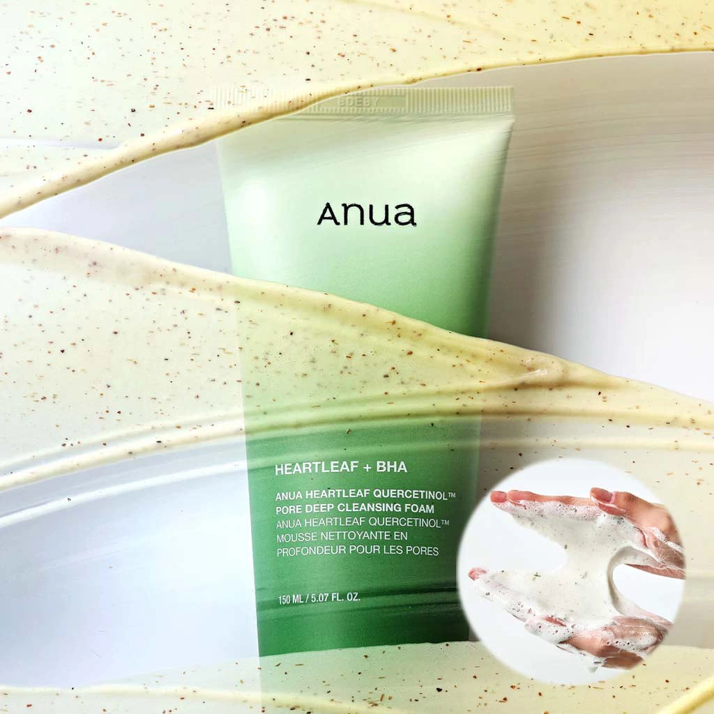 Anua Heartleaf BHA Quercetinol Pore Deep Cleansing Foam