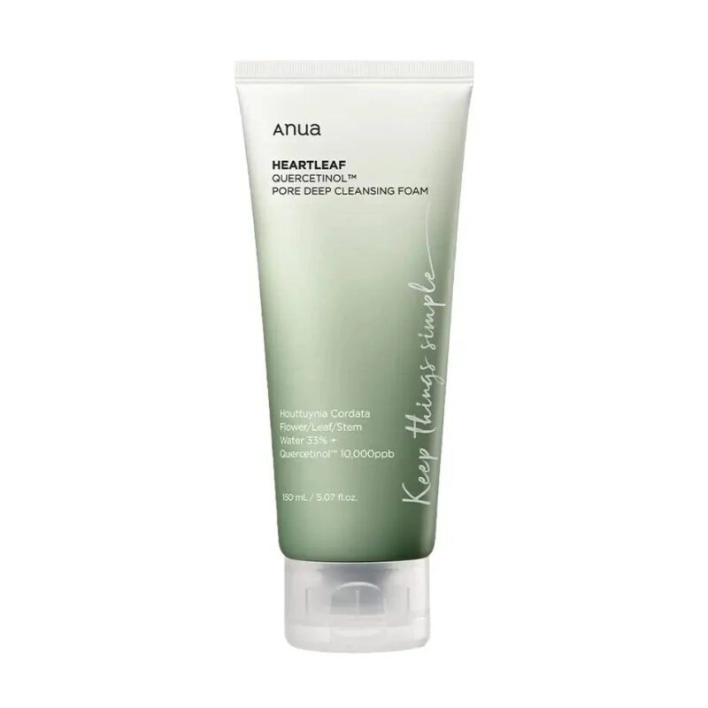 ANUA HEARTLEAF QUERCETINOL PORE DEEP CLEANSING FOAM