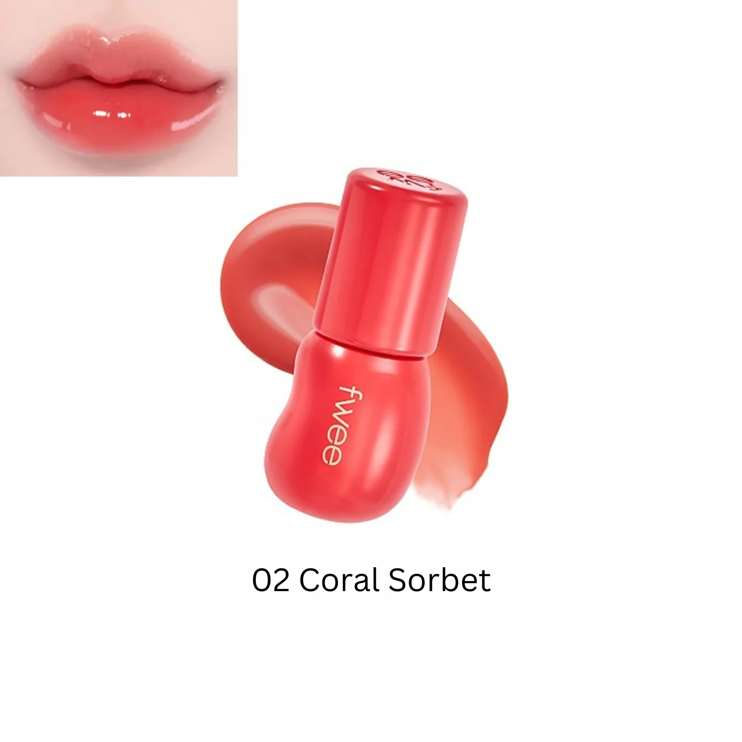 FWEE 3D Voluming Gloss 70% 02 Coral Sorbet