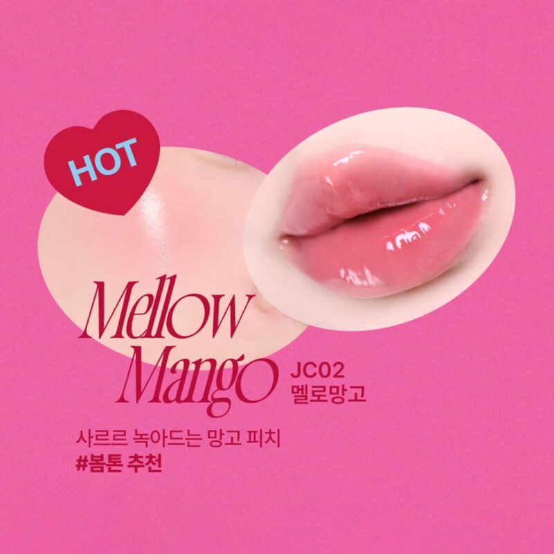 FWEE Keyring Lip&Cheek Glowy Jelly Pot JC02 Mellow Mango 4g - Image 3