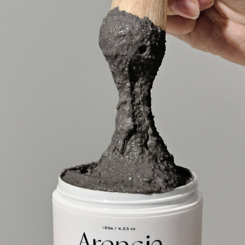 Arencia Black Tea Yuzu Rice Mochi Cleanser 120g - Image 2