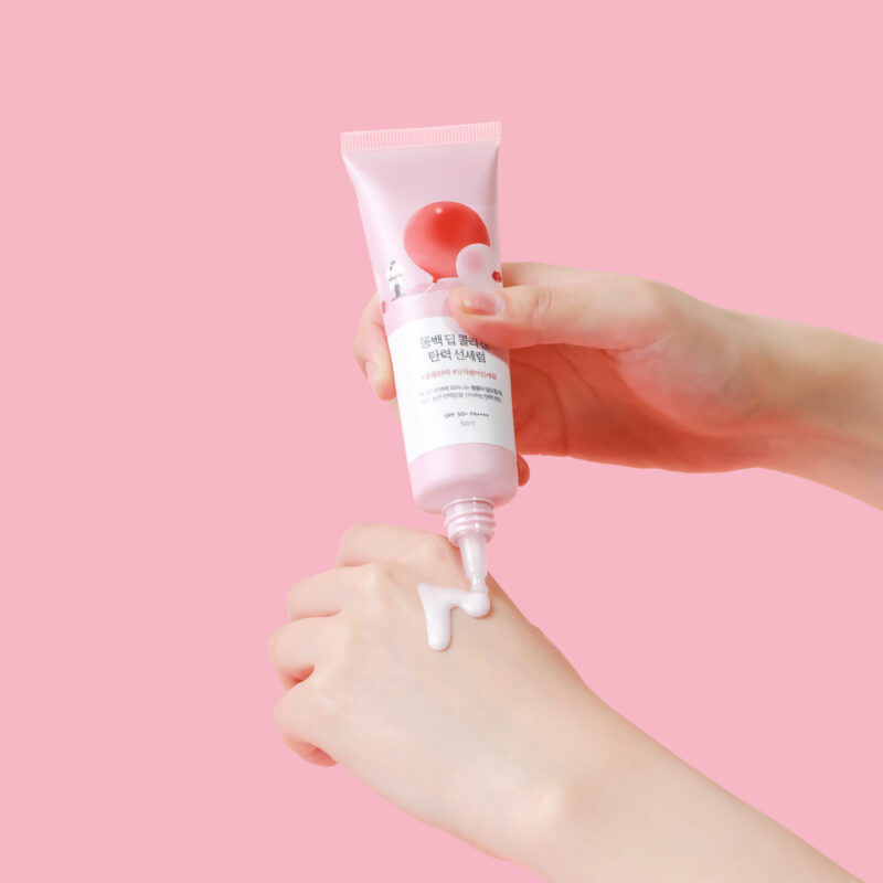 Round Lab Camellia Deep Collagen Firming Sun Serum SPF50+