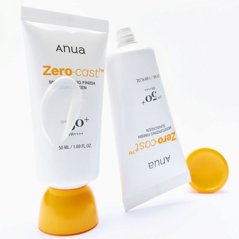 Anua Zero-Cast Moisturizing Finish Sunscreen SPF50