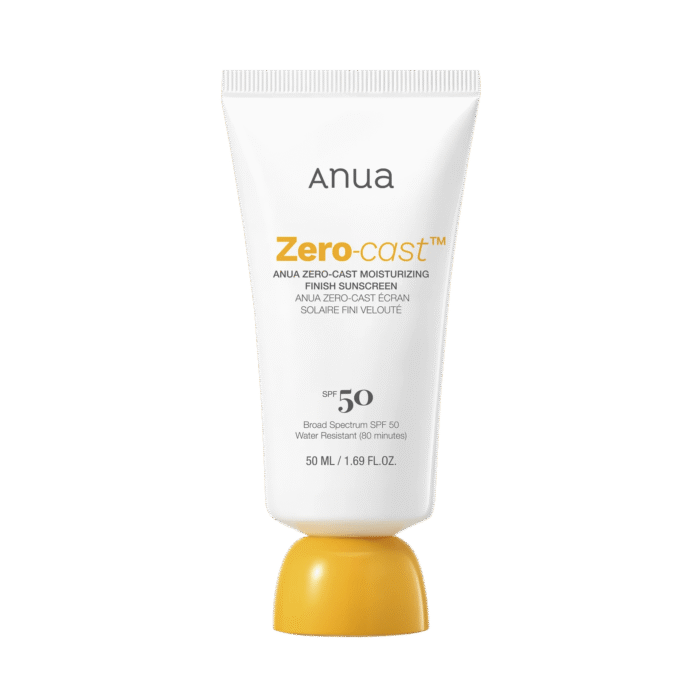 Anua Zero-Cast Moisturizing Finish Sunscreen SPF50