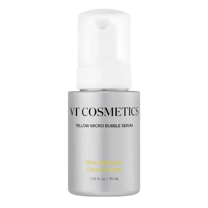 VT Cosmetics Niacinamide Glutathione Yellow Micro Bubble Serum