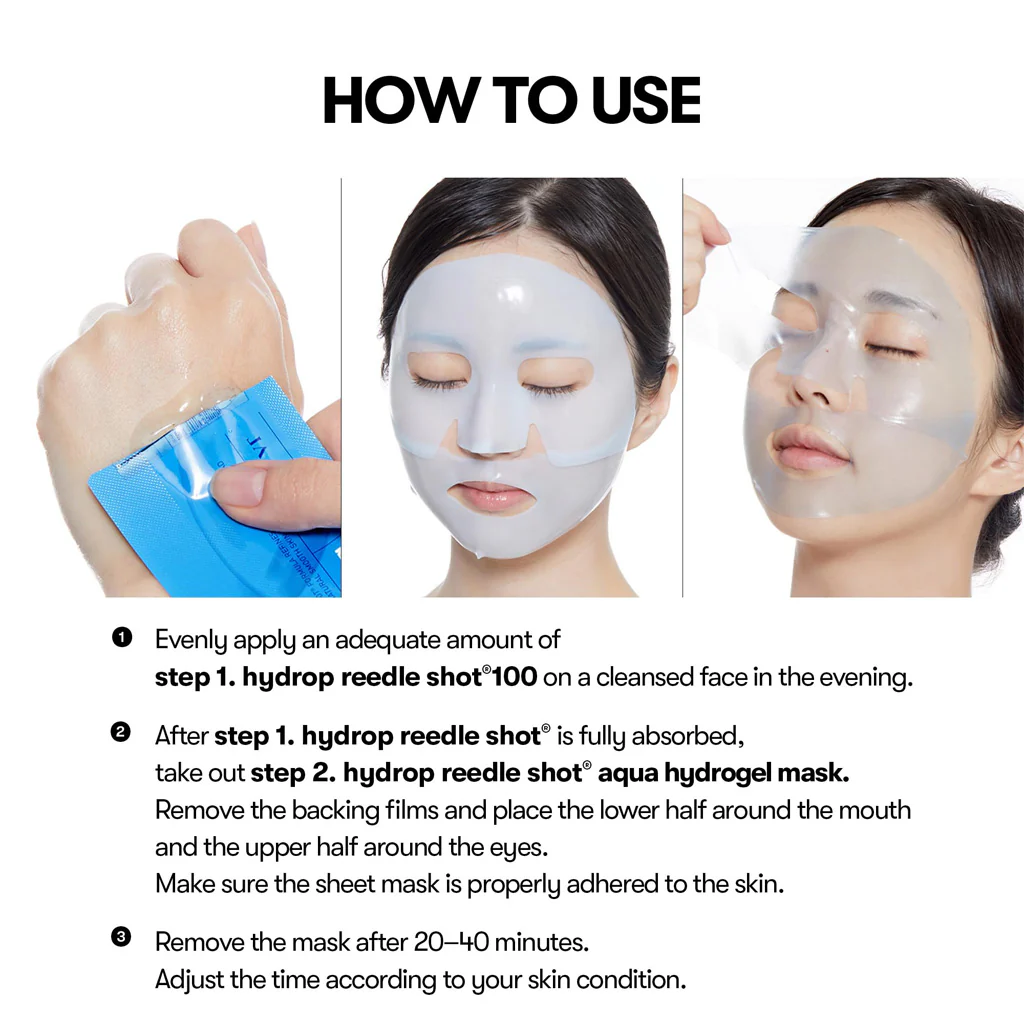 VT Cosmetics Hydrop HL Reedle Shot 100 2Step Hydrogel Mask