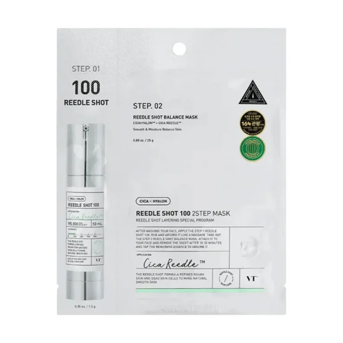 VT Cosmetics Reedle Shot 100 2 Step Mask
