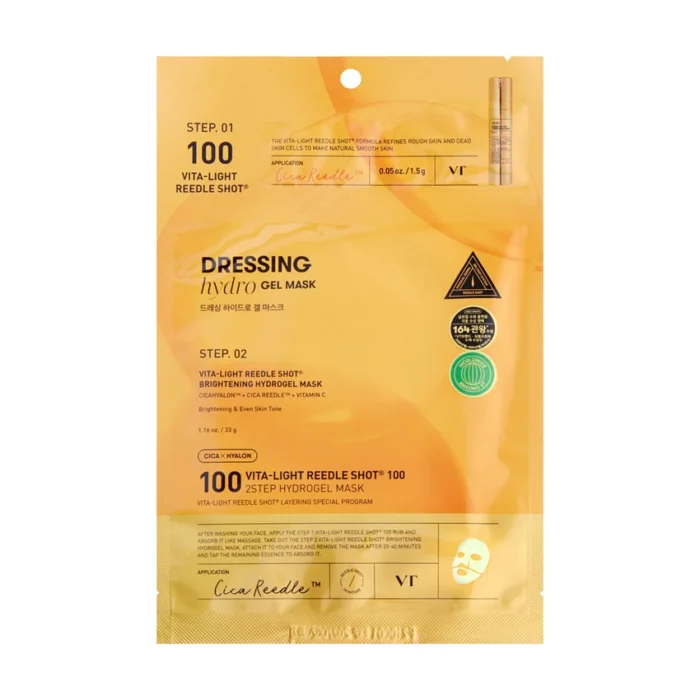 VT Cosmetics Vita-Light Reedle Shot 100 2Step Hydrogel Mask