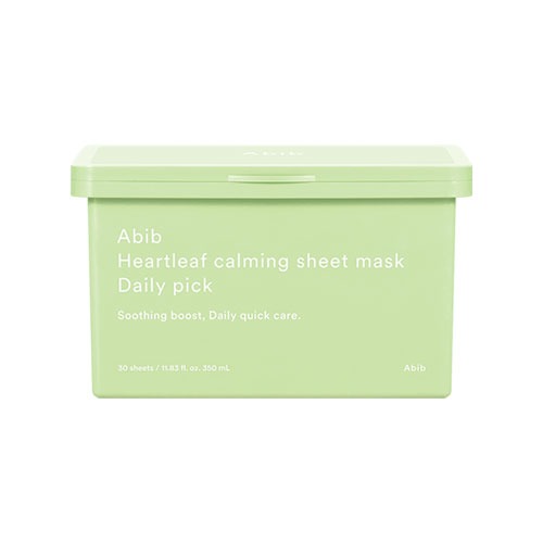 Abib Heartleaf Calming Sheet Mask Daily Pick