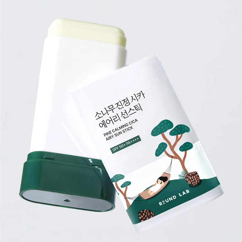Round Lab Pine Calming Cica Airy Sun Stick SPF50+ PA++++